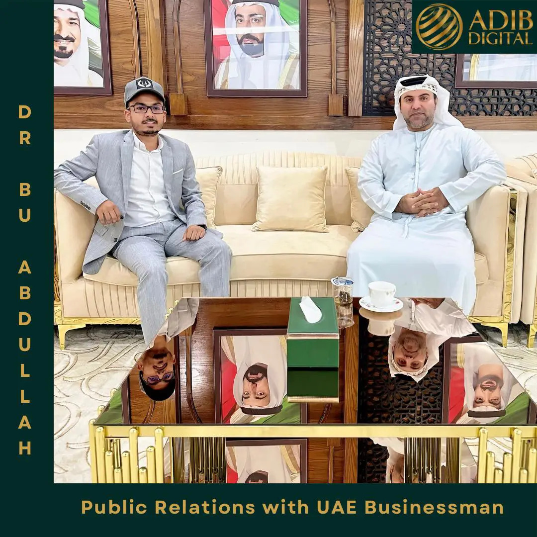 PR with UAE Business Man