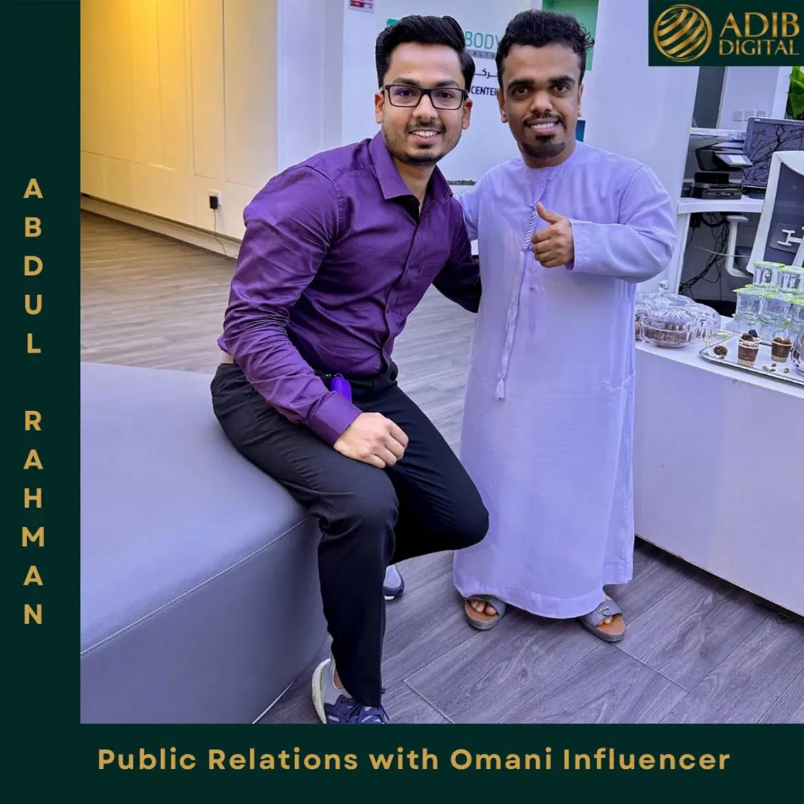 PR with Omani Influencer